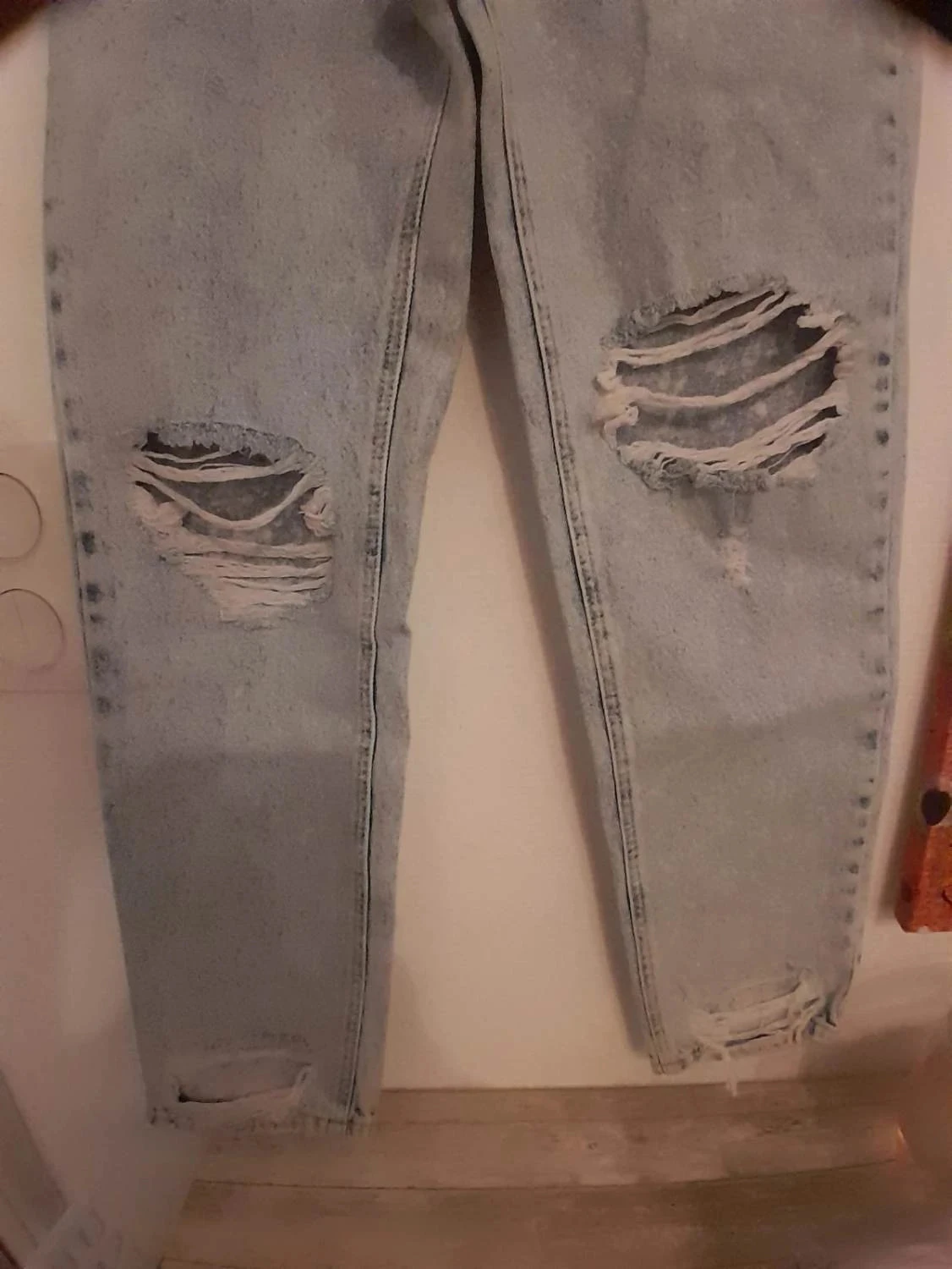 Jeans, estilo rasgado, tamanho 38, Marca Pull & Bear – photo 4